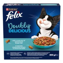 Kačių ėdalas FELIX D. DELICIOUS su laš., 800 g