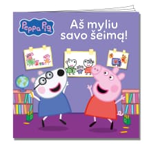 Spalv. knyga PEPPA PIG. AŠ MYL. SAVO ŠEIMĄ