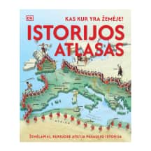 Knyga KAS KUR YRA ŽEMĖJE. ISTOR. ATLASAS
