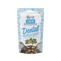 Skanėstas katėms BRIT CARE CAT DENTAL, 50 g