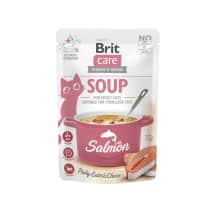 Kačių ėd. pap. BRIT CARE CAT SOUP SALM., 75 g