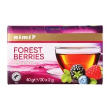 Juod. arbata su mišk. uog. RIMI, 40 g, 20 vnt