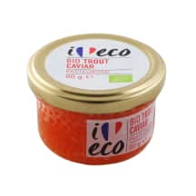 Ekologiški upėtakių ikrai I LOVE ECO, 80 g
