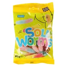 Želė saldainiai Rūgštūs kirm. RIMI, 100 g