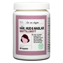 Maisto papildas ICA plauk, odai nag., 60 kap.
