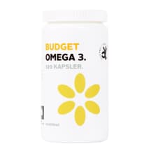 Maisto papildas Omega-3 BUDGET, 120 kaps.
