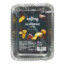 Aliuminio forma SALLING, 5 vnt., 1.2 l
