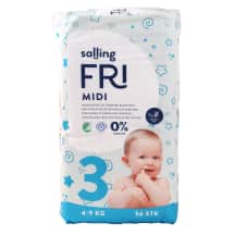 Sausk. SALLING FRI MIDI, 3 d. 4–, 56 vnt., 9 kg