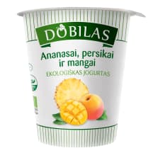 Ekol. jogurtas anan. DOBILAS, 2,5-3,5 %, 300 g
