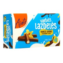Vanilės sk. varškės lazdelės AISTĖ, 6 x 35 g