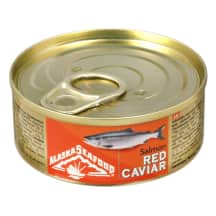 Lašiš.žuvų nerkų raud. ikrai ALASKA WILD, 95 g
