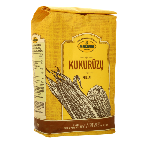 Kukurūzų miltai MALSENA, 1 kg