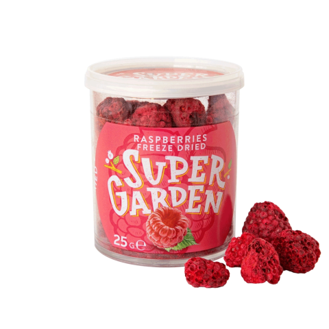 Šaltyje džiovintos avietės SUPERGARDEN, 25g