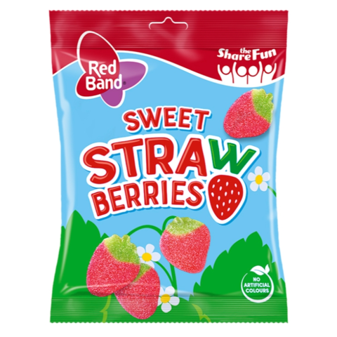 Želejkonf. Red Band sweet strawberries 100g
