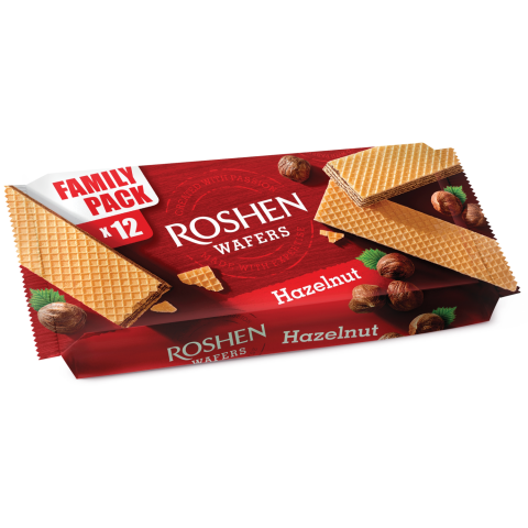 Vafeles Wafers ar riekstu krēmu 216g