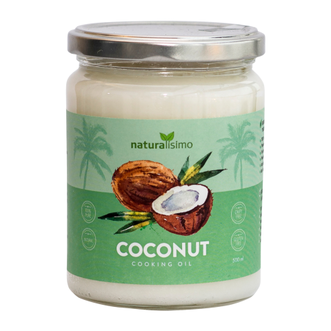 Rafinuotas kokosų aliejus NATURALISIMO, 500ml