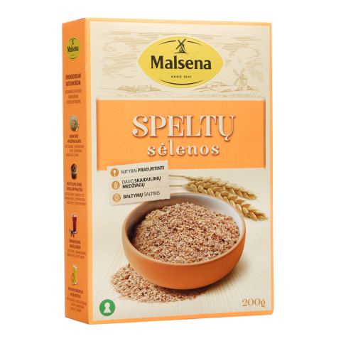 Speltų sėlenos MALSENA, 200 g