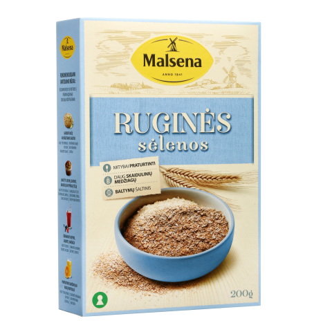 Rugių sėlenos MALSENA, 200 g