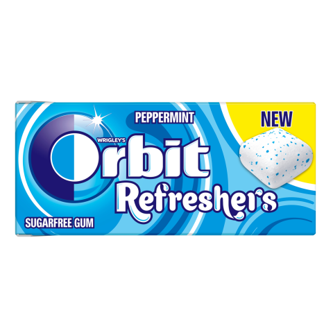 Kramt. guma ORBIT REFRESHERS PEPPERMINT,15,6g