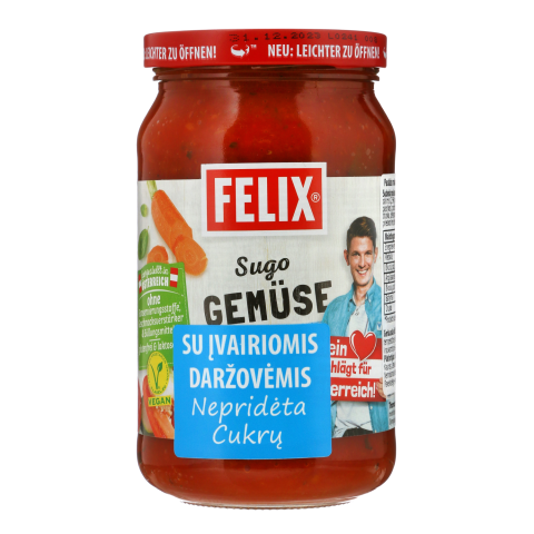 Padažas makaronams su daržovėmis FELIX, 360 g