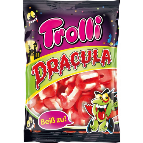 Kummikommid Dracula Trolli 200g