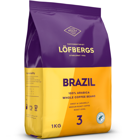 Kohvioad keskmine röst Lofbergs Brazil 1kg