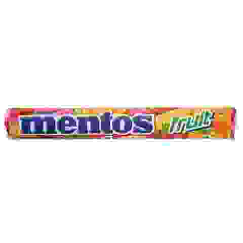 Vaisiniai kramtomieji saldainiai MENTOS, 38g