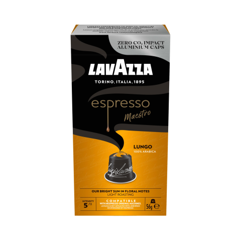 Kavos kapsulės LAVAZZA QUALITA LUNGO, 10 vnt