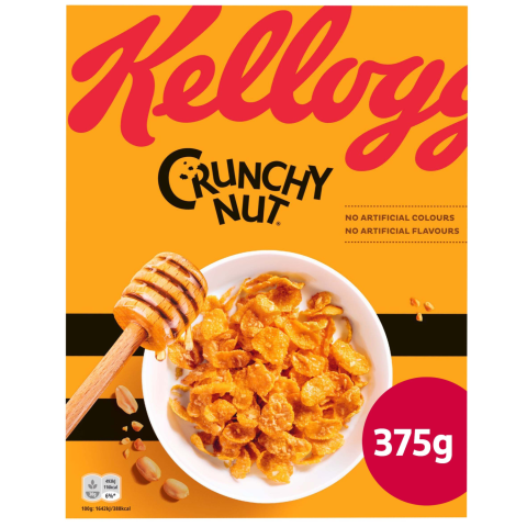 Dribsniai KELLOGG'S CRUNCHY NUT, 375 g