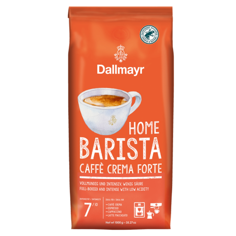 Kavos pup. DALLMAYR HOME BARISTA FORTE, 1 kg