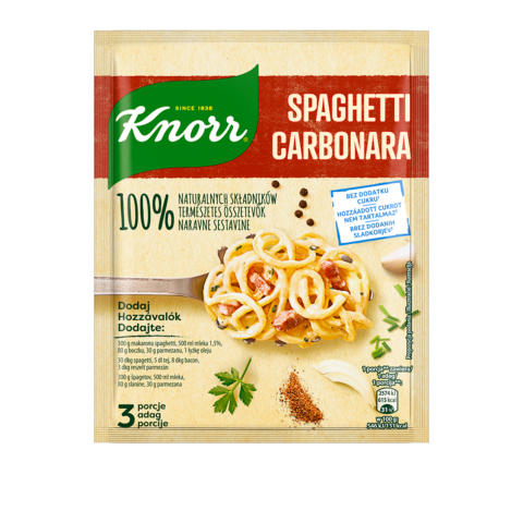 Spageti Carbonara Knorr Fix Natural 42g