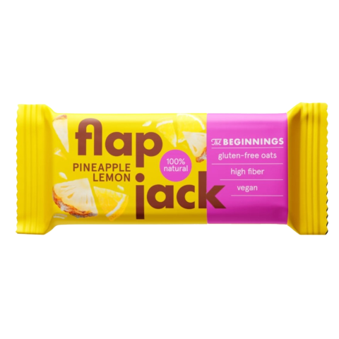 Batonėlis su ananasais FLAPJACK, 60 g