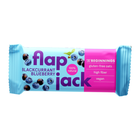 Batonėlis su juod. serbentais FLAPJACK, 60 g