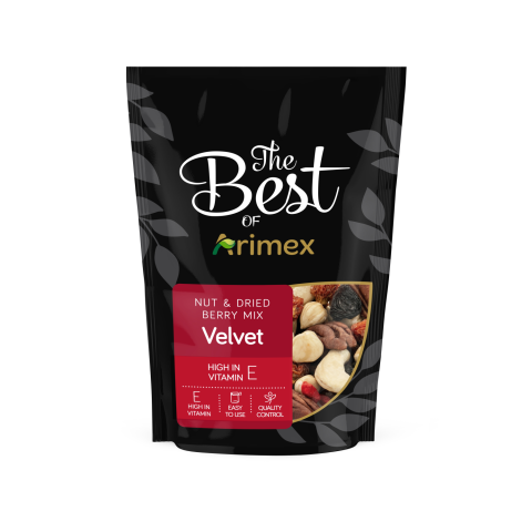 Rieš. ir džiov.uogų miš.ARIMEX VELVET, 140g