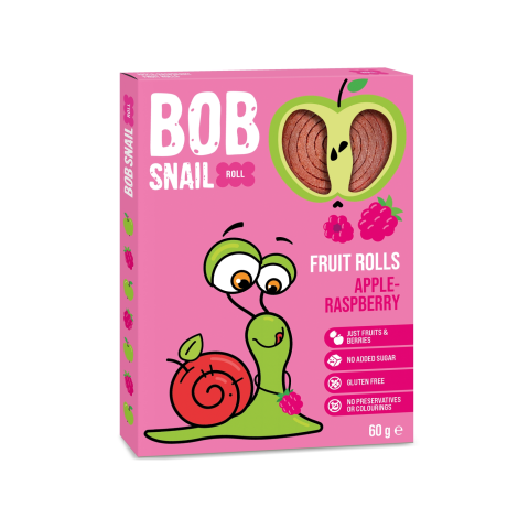 Saldainiai BOB SNAIL, obuol.ir av.skonio 60g