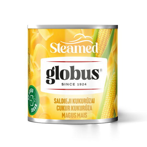 Kons. saldieji kukurūzai GLOBUS, 212ml/150g