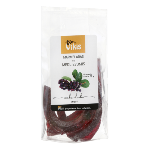 Marmelado lazdelės su medlievomis VIKIS, 80 g