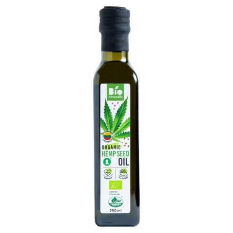 Ekol.kanapių sėklų aliejus BIONATURALIS,250ml