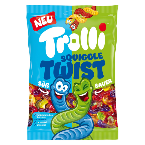 Guminukai susipynę kirminai TROLLI, 175 g