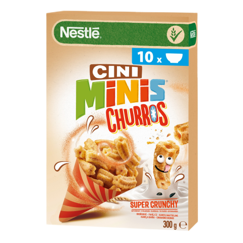 Dribsniai NESTLE CINI MINIS CHURROS, 300 g