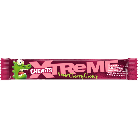 Kramt. saldainiai CHEWITS EXTREME CHERRY, 34g