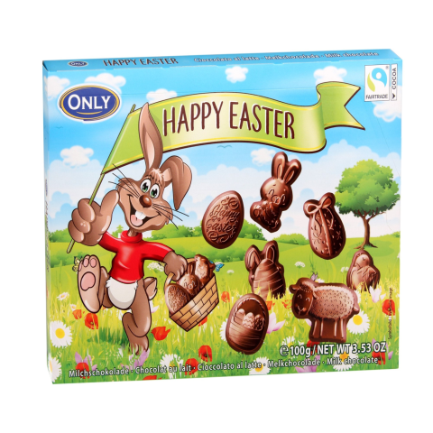 Pien. šok. sald. ONLY HAPPY EASTER, 100 g