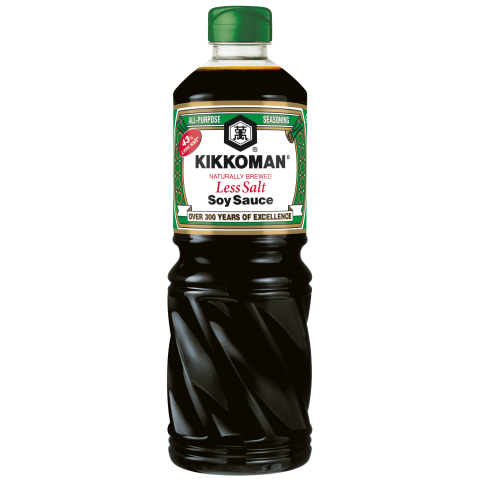 Sojų padažas KIKKOMAN LESS SALT, 975 ml