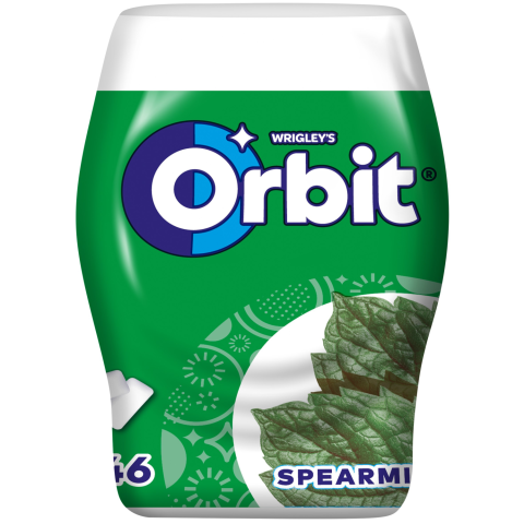 Košļājamā gumija Orbit Spearmint 64g