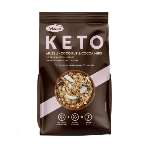 Keto dribsniai su kokos. ir kak. TEKMAR, 200g