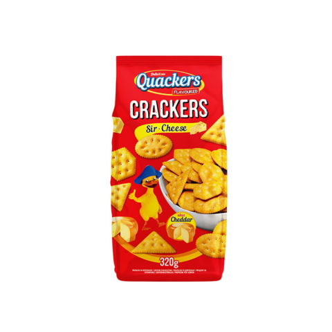 Krekeri Quackers ar siera garšu 320g