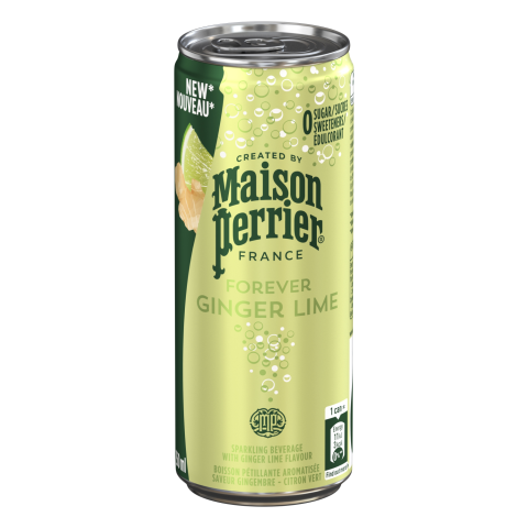 Gaz. vanduo PERRIER, imbier., laimas, 0,25 l