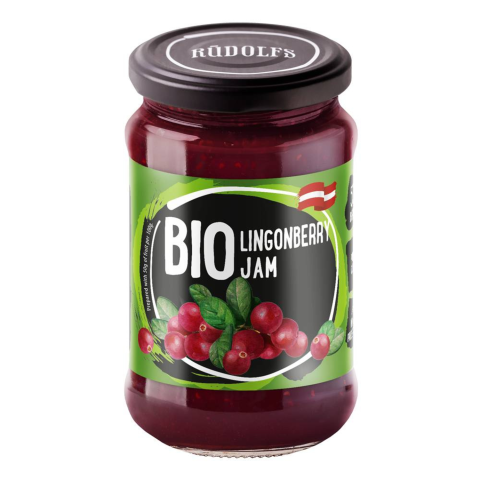 Ievārijums Rūdolfs brūkleņu BIO 400g