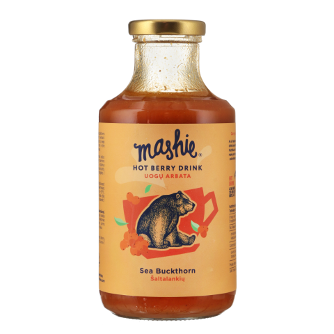 Šaltalankių uogų tyrė arbatai MASHIE, 500 ml