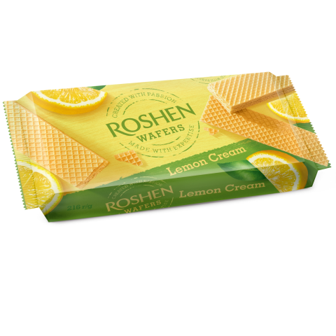 Vafeles Roshen ar citronu pildījumu 216g